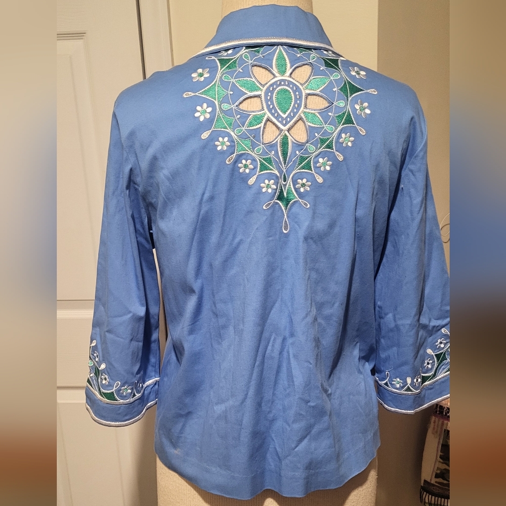 Bob Mackie Wearable Art Jacket - image 3